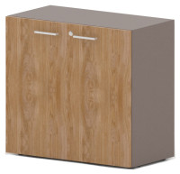 Шкаф низкий, RAC047 широкий 89,8x44,8x81,4см Акация Шеффилд/Серый камень, Серия Аккорд / Accord