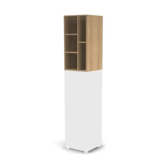 Антресоль узкая, RE159 З/С ХДФ 39,9x41x77 см Акация светлый/Акация светлый, Серия Еврова | Europe