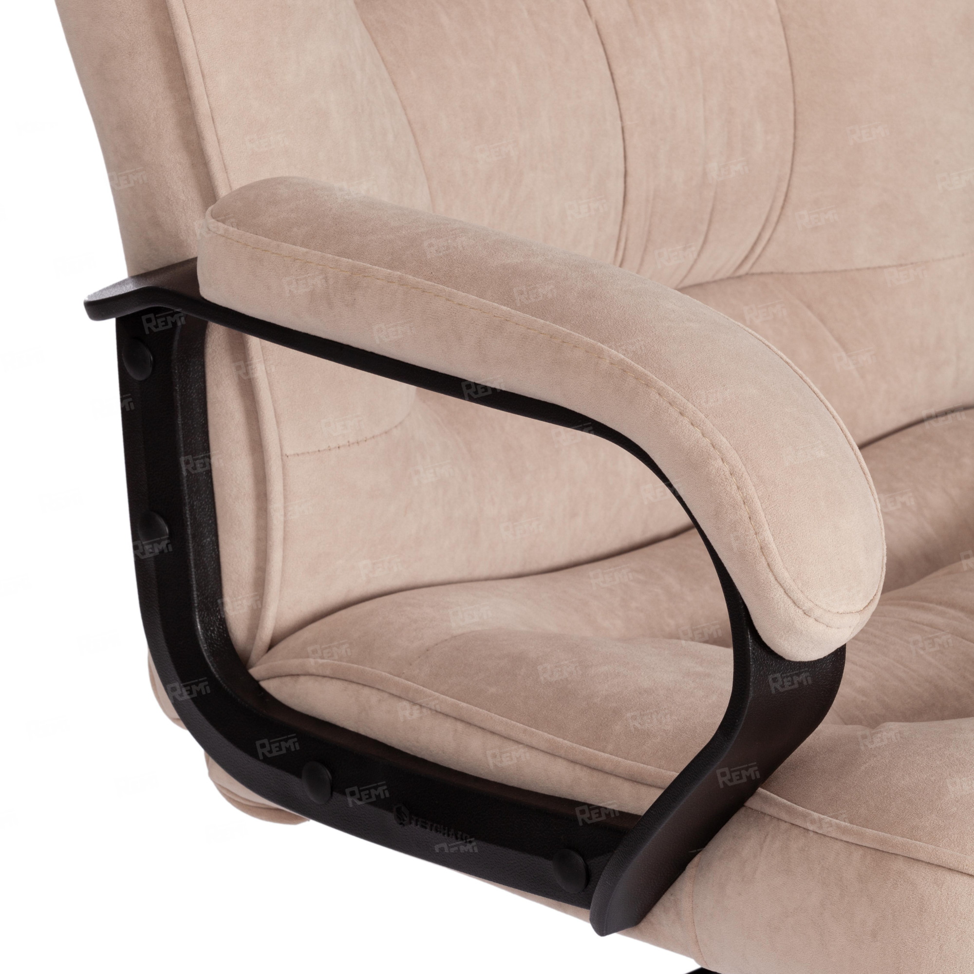 Кресло СН9944 (22) хром Бежевый/Бежевый, Флок (арт. 21161)