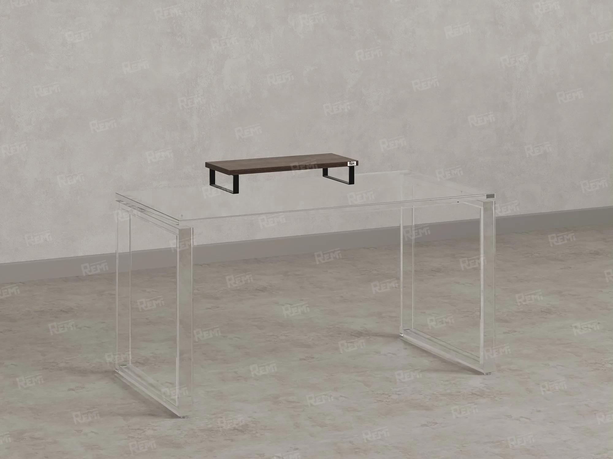 Подставка под монитор 600x250x100 RM209-60x40 Дуб Апрельский Шоколадный/Черный