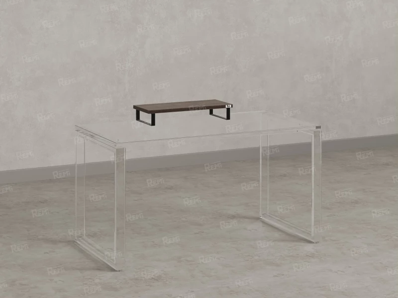 Подставка под монитор 600x250x100 RM209-60x40 Дуб Апрельский Шоколадный/Черный