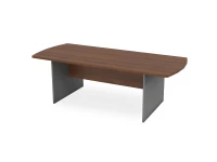 BRL RB009-230х100 Конференц-стол симметричный 2300х1000х740 Орех Вармия/Серый вулкан-кий