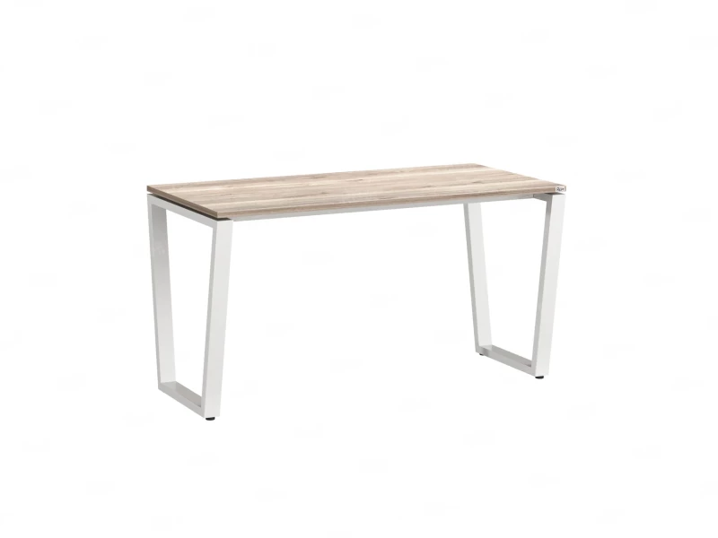 Стол прямой на U-образных опорах 1200x700x750 RM003-12x7 Дуб Маувелла/Белый