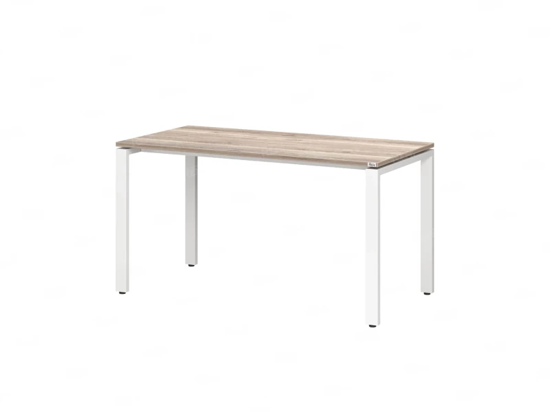 Стол прямой на П-образных опорах 1000x700x750 RM001-10x7 Дуб Маувелла/Белый