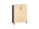 Шкаф распашной, 3 уровня 900x420x1200 RM149-90x42 Вяз Швейцарский светлый/Серый