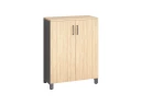Шкаф распашной, 3 уровня 900x420x1200 RM149-90x42 Вяз Швейцарский светлый/Серый