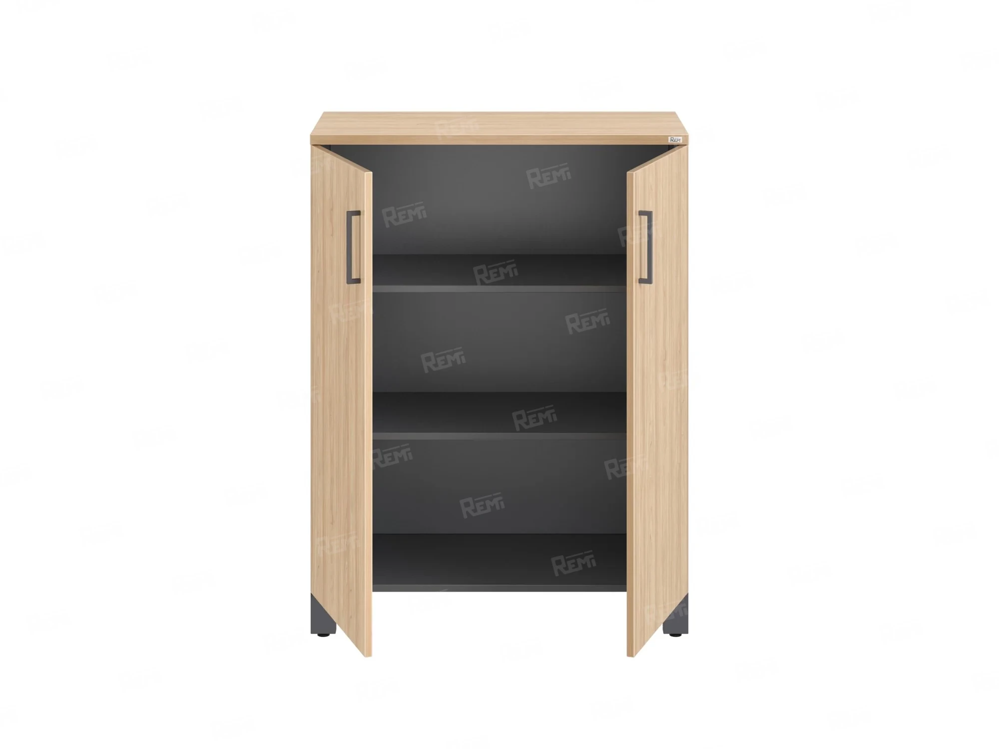 Шкаф распашной, 3 уровня 900x420x1200 RM149-90x42 Вяз Швейцарский светлый/Серый