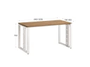 Стол прямой на О-образных опорах 2000x900x750 RM040-20x9 Юстус/Белый