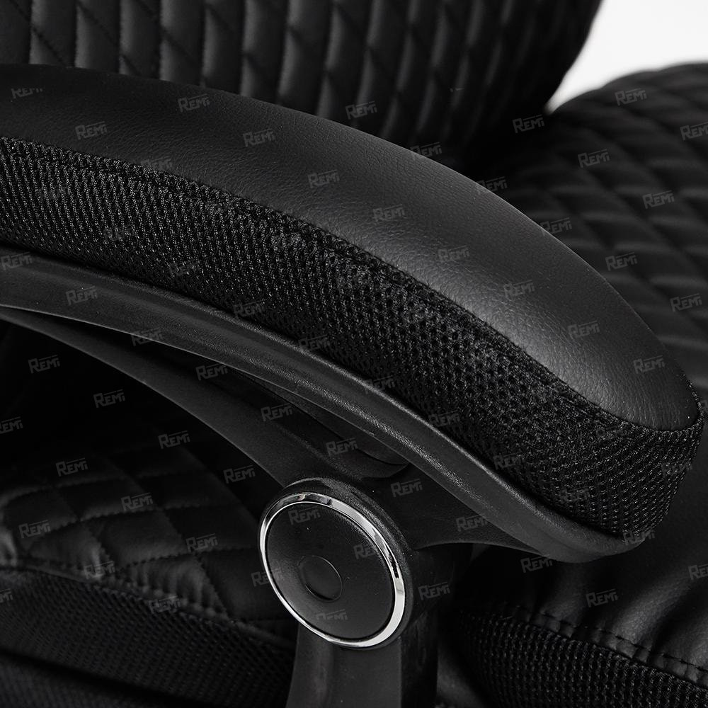 Кресло CHIEF Черный/Черный, Экокожа (арт. 12851)