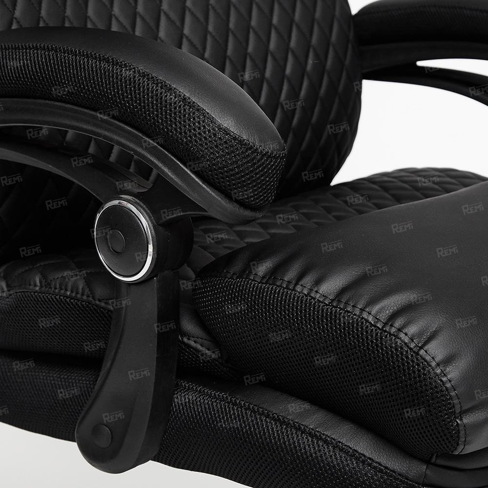 Кресло CHIEF Черный/Черный, Экокожа (арт. 12851)