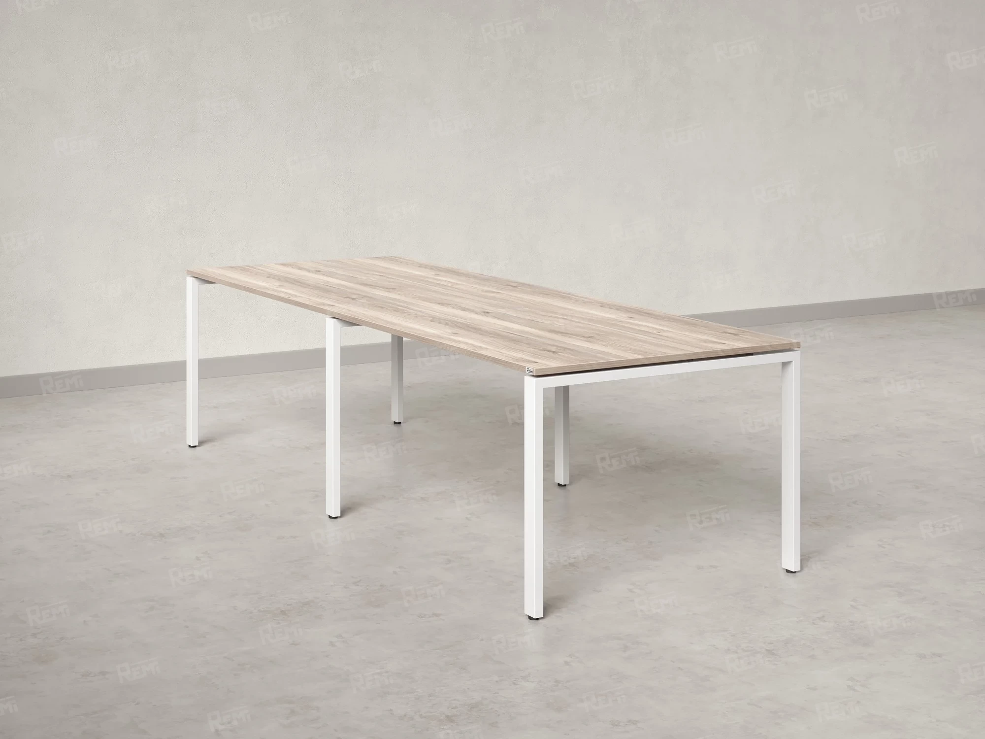 Cтол для переговоров, на П-образном каркасе 2200x1450x750 RM080-220x145 Дуб Маувелла/Белый