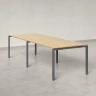 Cтол для переговоров, на П-образном каркасе 2300x1450x750 RM080-230x145 Вяз Швейцарский светлый/Серый