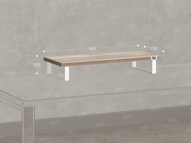 Подставка под монитор 600x250x100 RM209-60x40 Дуб Маувелла/Белый