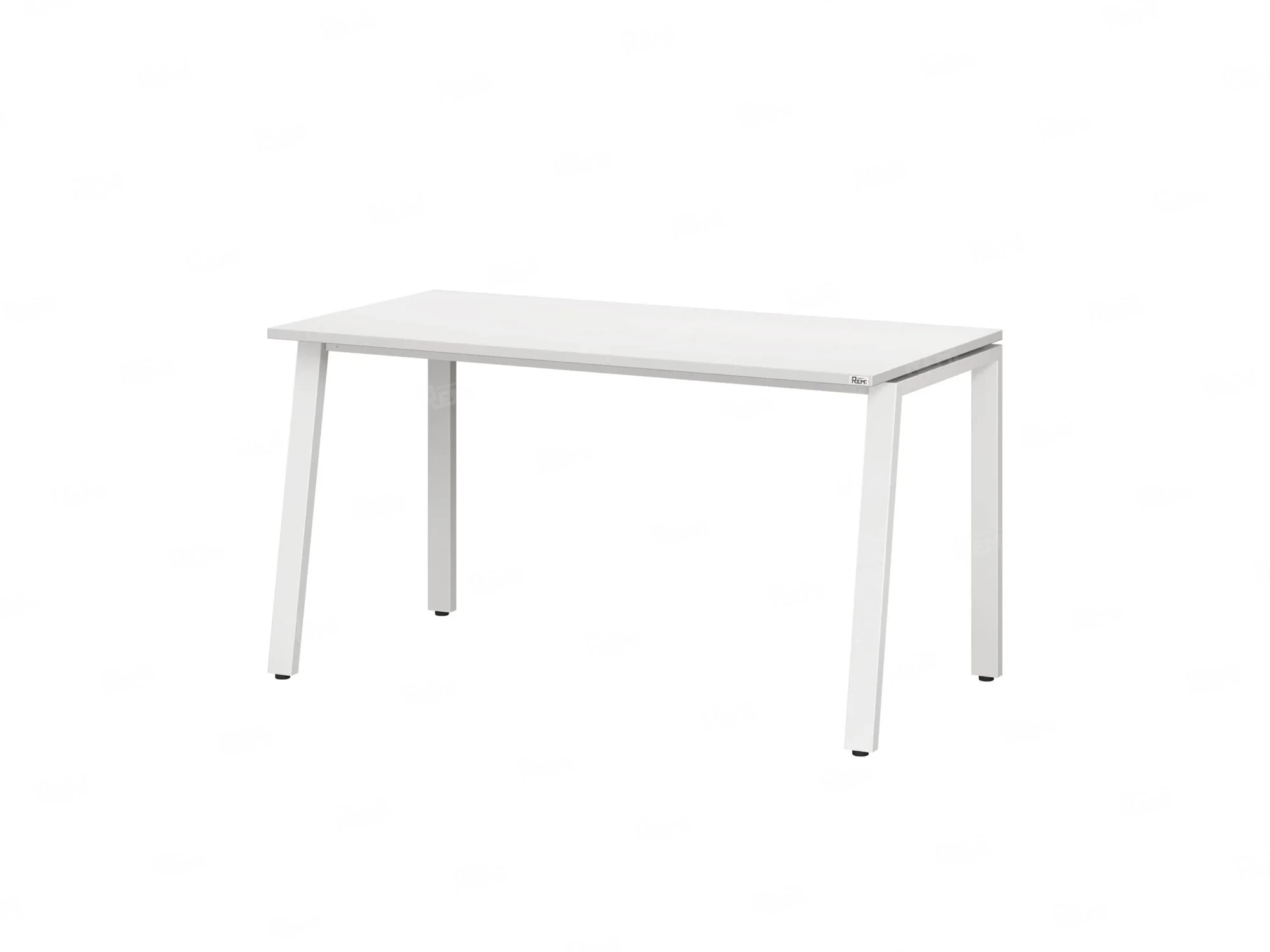 Стол прямой на Л-образных опорах 2000x800x750 RM004-20x8 Белый/Белый