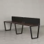 Бенч-система в 1 ряд, 2 рабочих места 2 тканевых экранов 2000x600x750 RM174-3-20x6 Дуб Апрельский шоколад/Черный