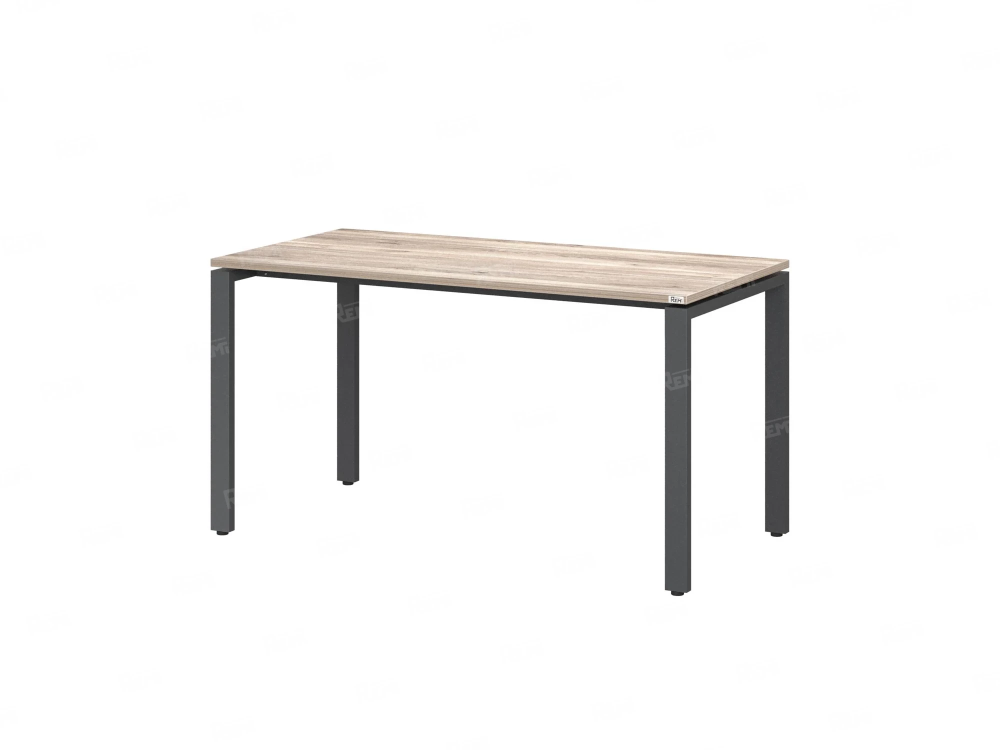 Стол прямой на П-образных опорах 1000x700x750 RM001-10x7 Дуб Маувелла/Серый