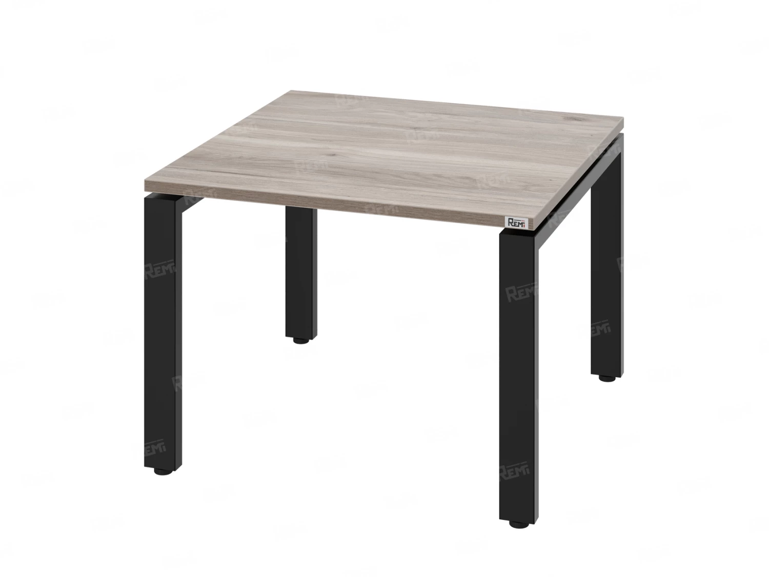 Журнальный стол с полкой 800x600x550 RM183-8x6 Дуб Маувелла/Черный