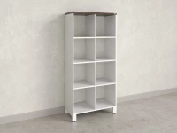 Стеллаж, 8 ячеек 750х370х1620 RM139-75x37 Дуб Апрельский шоколад/Белый