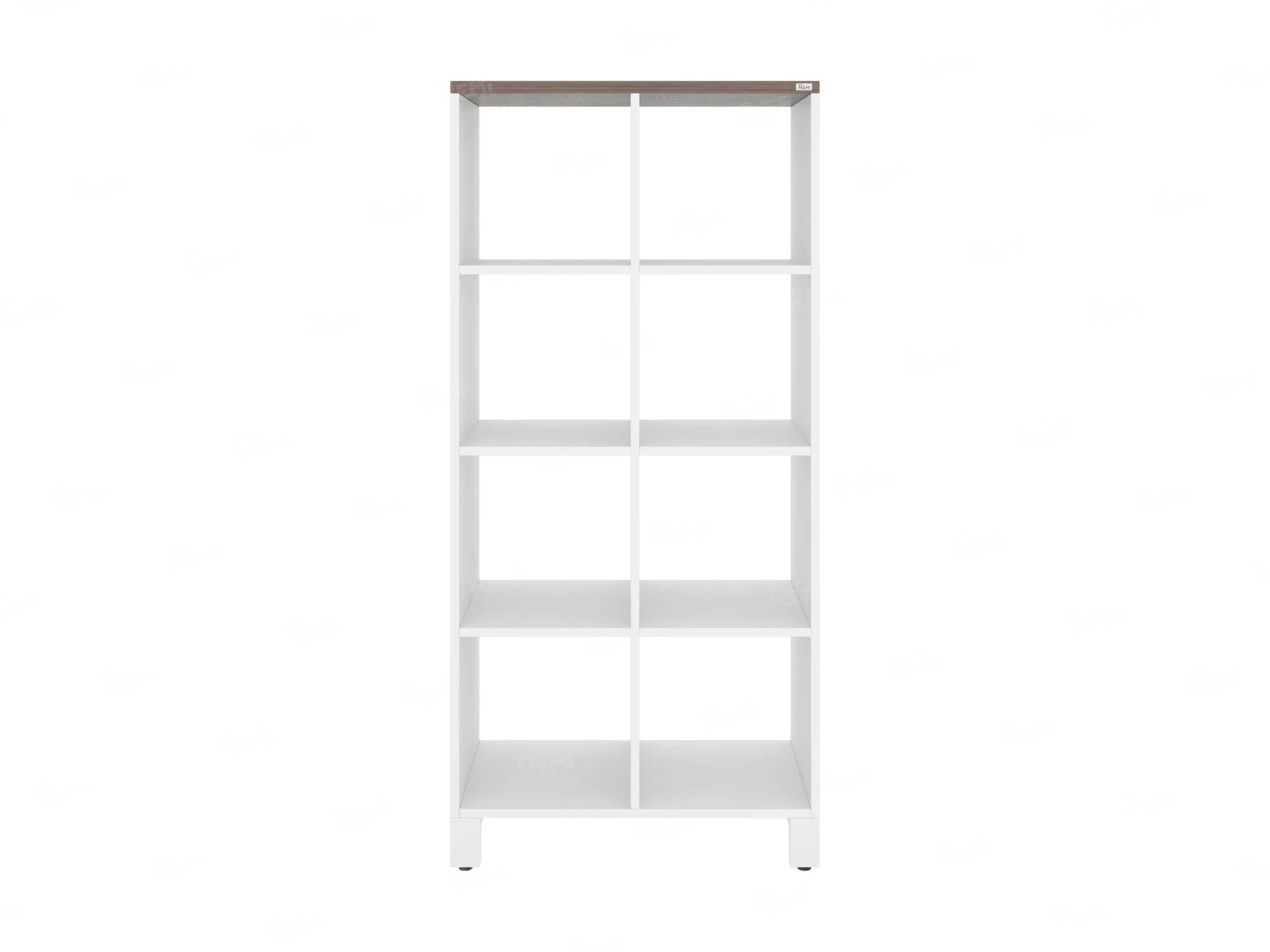 Стеллаж, 8 ячеек 750х370х1620 RM139-75x37 Дуб Апрельский шоколад/Белый