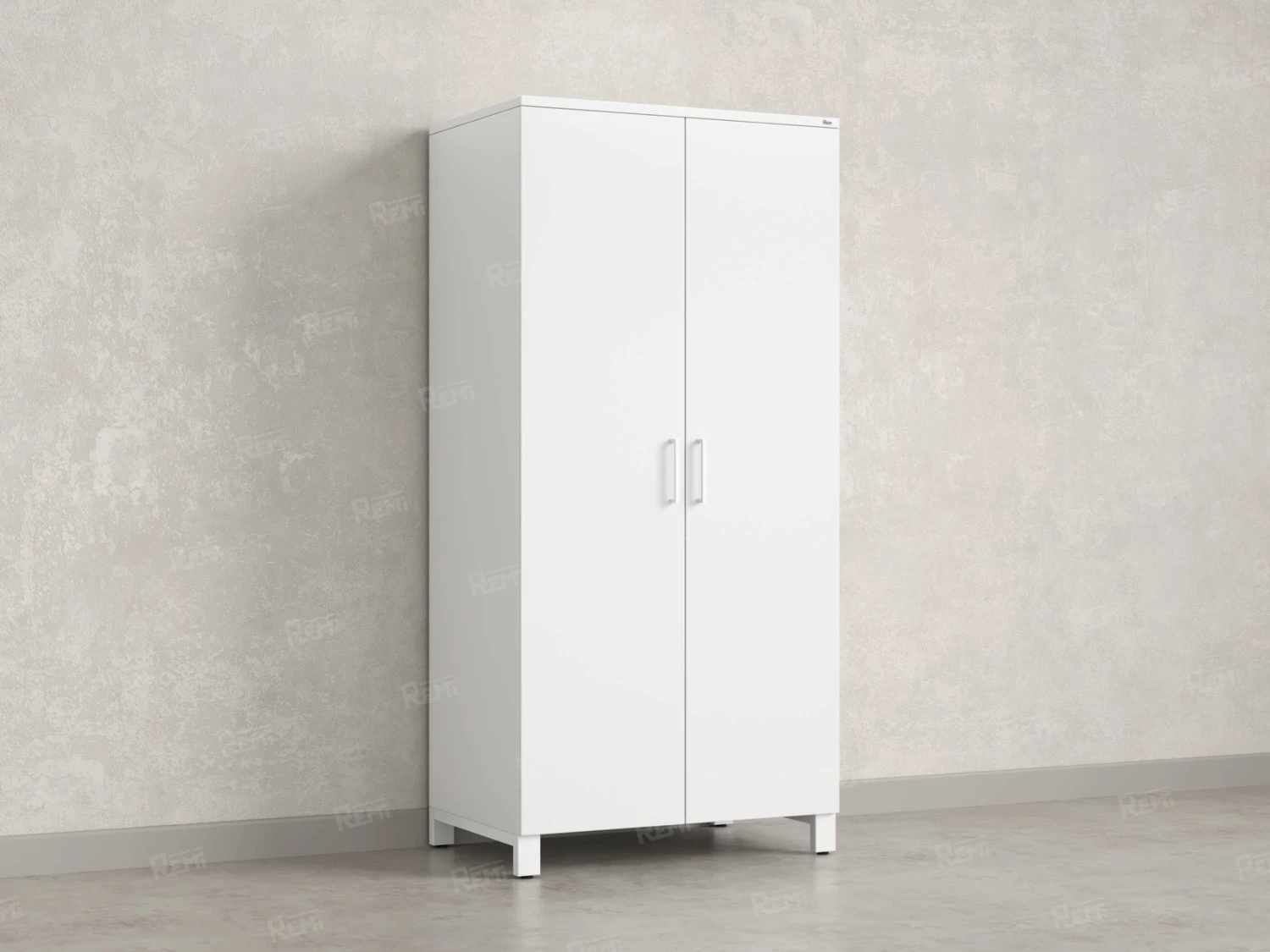 Гардероб, штанга, 1 полка 900x600x1900 RM158-90x60 Белый/Белый