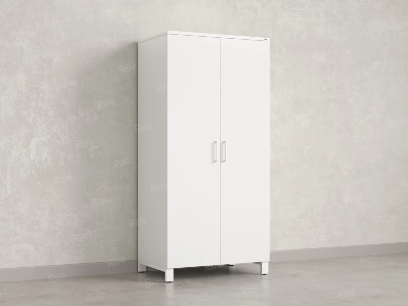 Гардероб, штанга, 1 полка 900x600x1900 RM158-90x60 Белый/Белый