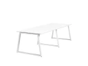 Cтол для переговоров, на A-обазном каркасе 2500x1250x750 RM083-250x125 Белый/Белый