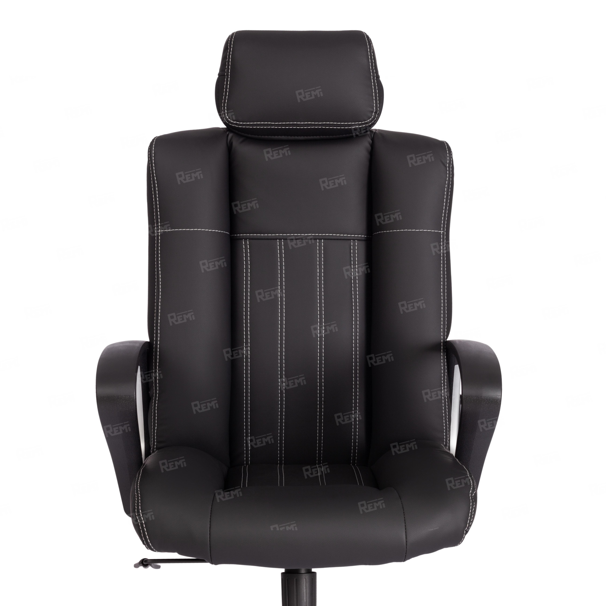 Кресло OXFORD хром Черный/Черный, Экокожа (арт. 21162)