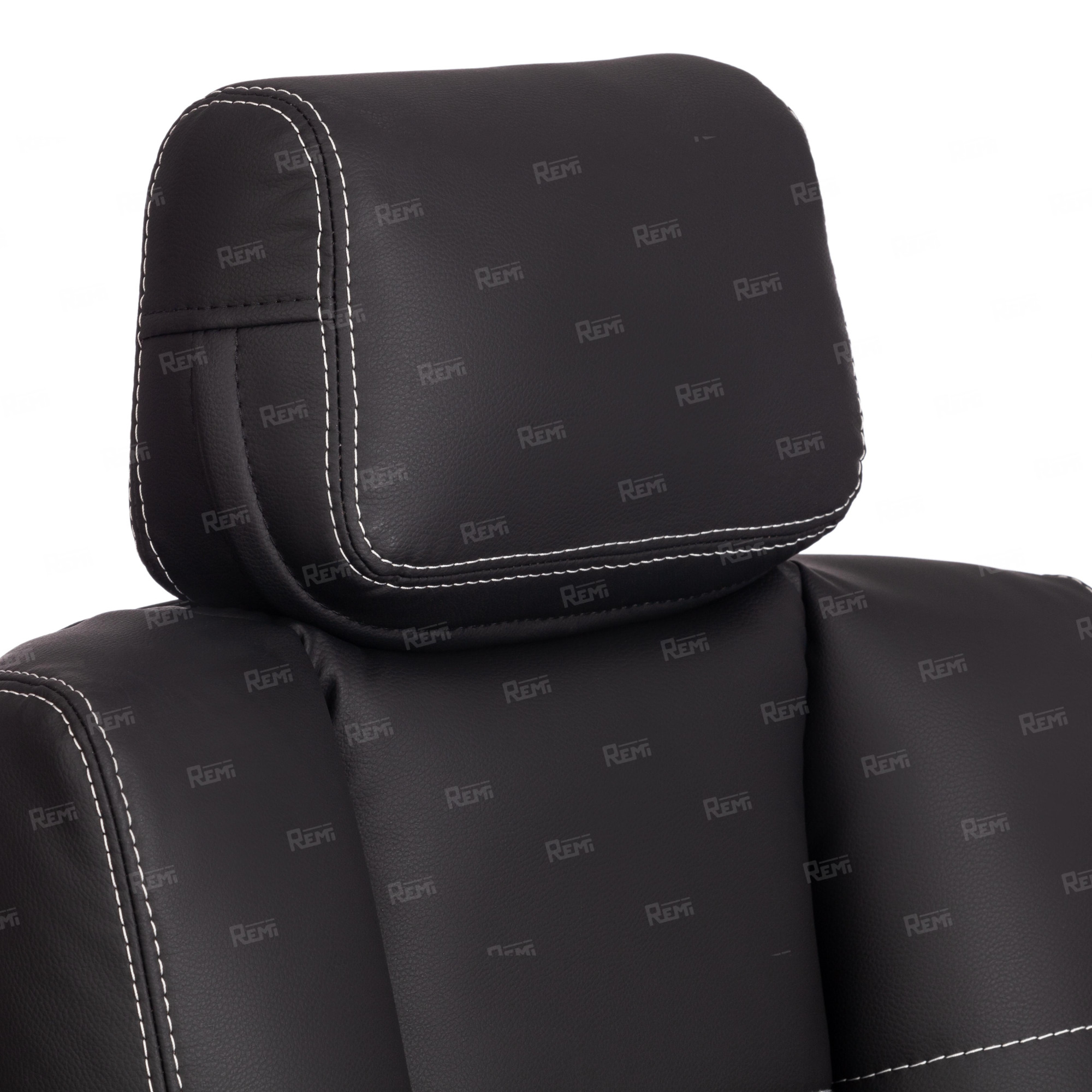 Кресло OXFORD хром Черный/Черный, Экокожа (арт. 21162)