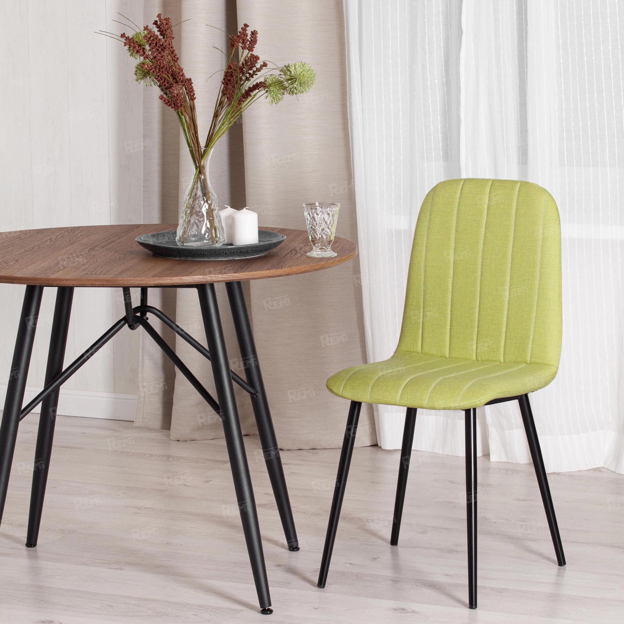 Стул ARC Фисташковый/Фисташковый, Ткань (арт. 19118)