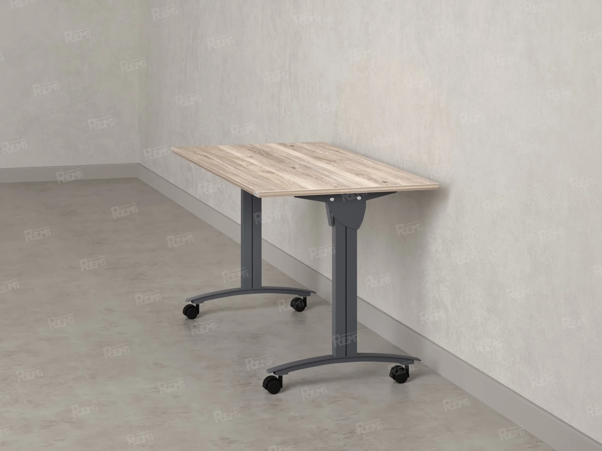 Стол складной, мобильный 1200x700x750 RM011-12x7 Дуб Маувелла/Серый