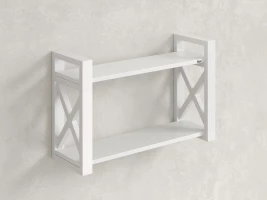 Полка настенная 900x300x500 RM196-90x30 Белый/Белый