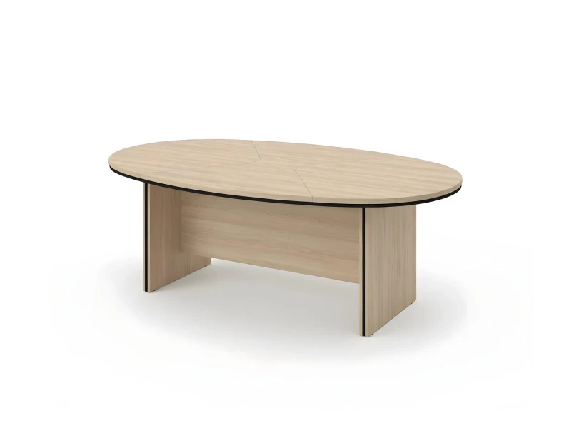 BRL RB008-216х130 Конференц-стол составной 2160х1300х740 Акация/Черный