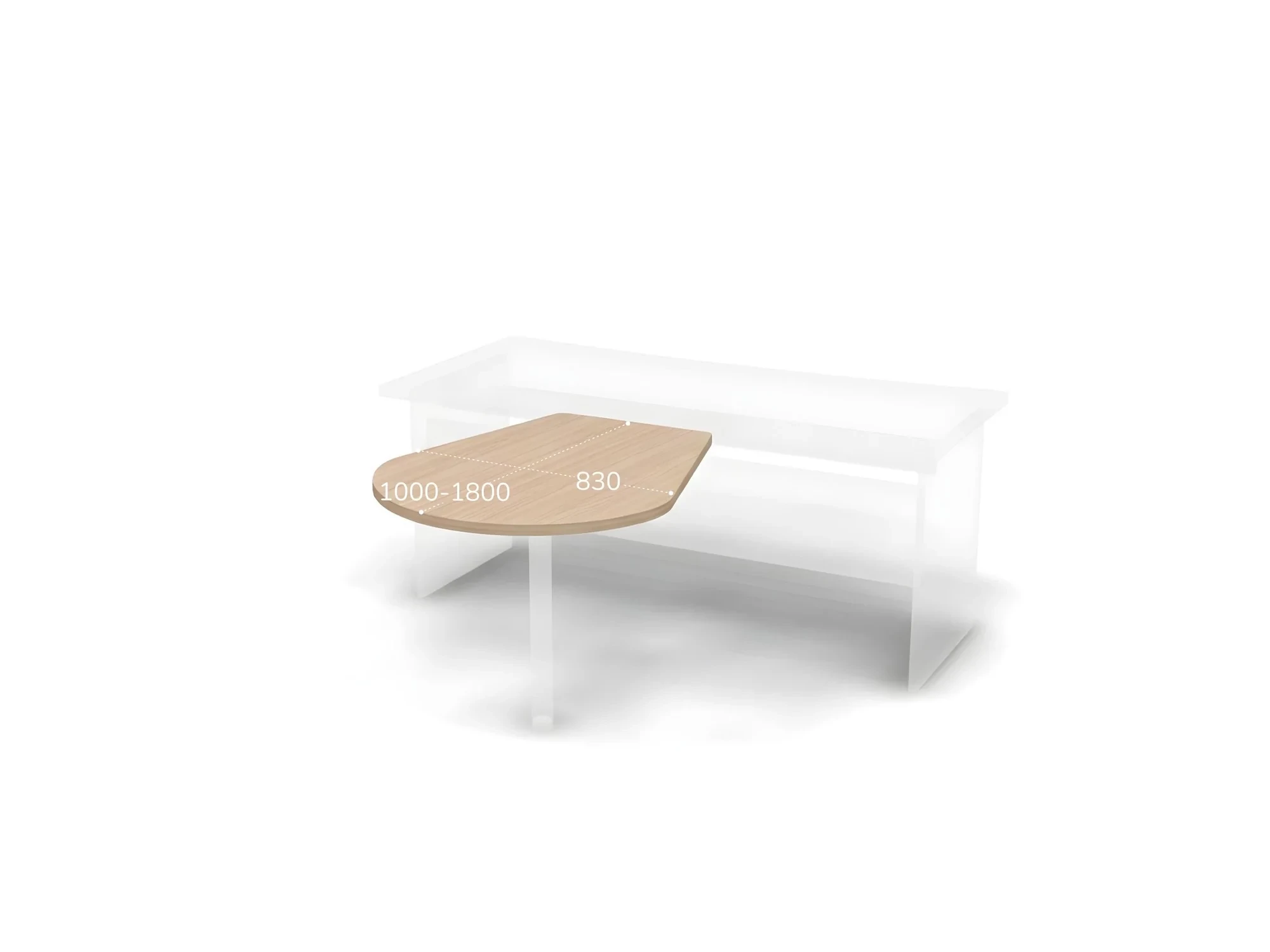 BRL RB029-160х83 Брифинг (без опоры) 1600х830х28 Акация