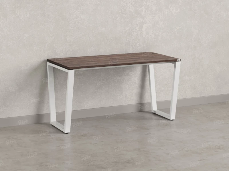 Стол прямой на U-образных опорах 1600x800x750 RM003-16x8 Дуб Апрельский шоколад/Белый