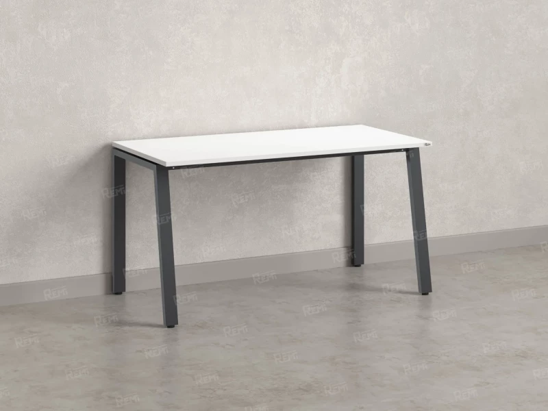 Стол прямой на Л-образных опорах 2000x800x750 RM004-20x8 Белый/Серый
