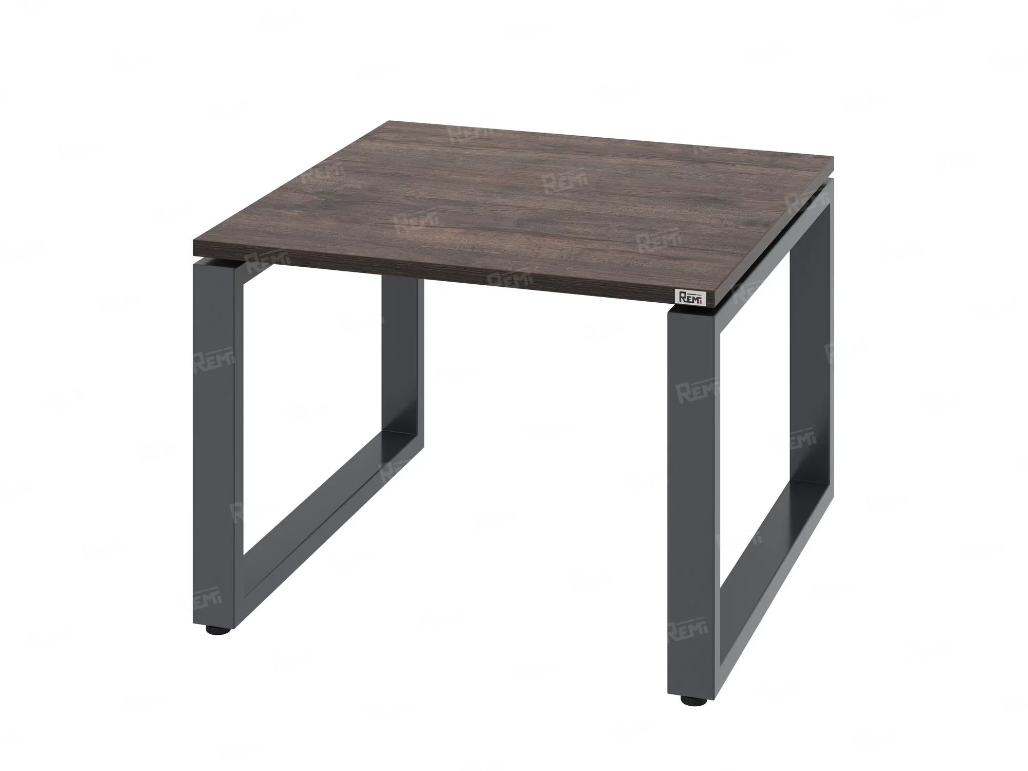 Журнальный стол с полкой 600x800x550 RM182-6x8 Дуб Апрельский шоколад/Серый