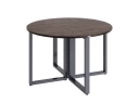 Круглый стол на О-образных опорах 1500x1500x750 RM187-15x15 Дуб Апрельский шоколад/Серый