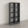 Стеллаж, 8 ячеек 750х370х1620 RM139-75x37 Дуб Апрельский шоколад/Серый