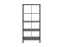 Стеллаж, 8 ячеек 750х370х1620 RM139-75x37 Дуб Апрельский шоколад/Серый