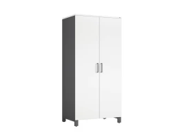 Гардероб, штанга, 1 полка 900x600x1900 RM158-90x60 Белый/Серый