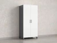 Гардероб, штанга, 1 полка 900x600x1900 RM158-90x60 Белый/Серый