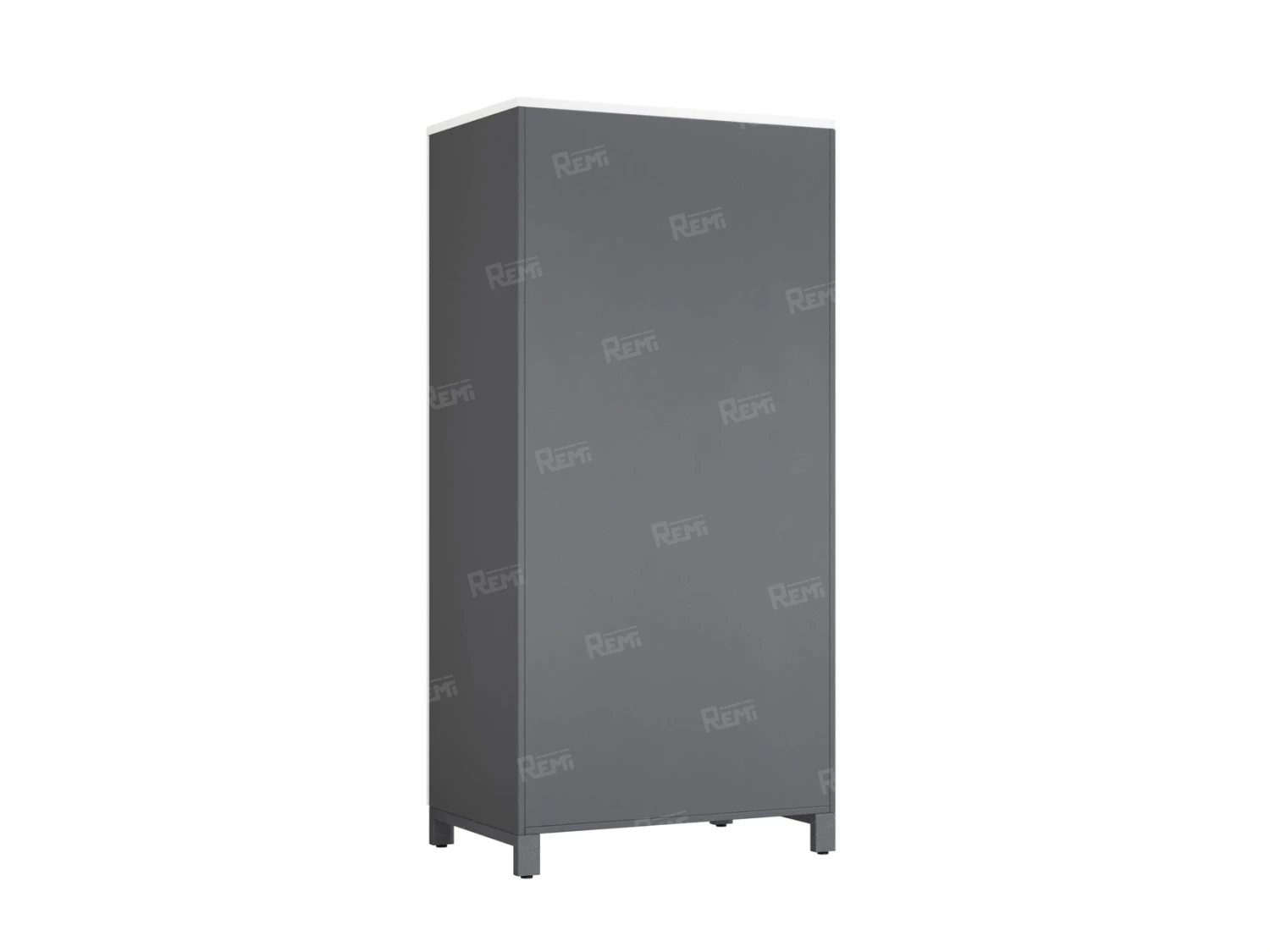 Гардероб, штанга, 1 полка 900x600x1900 RM158-90x60 Белый/Серый