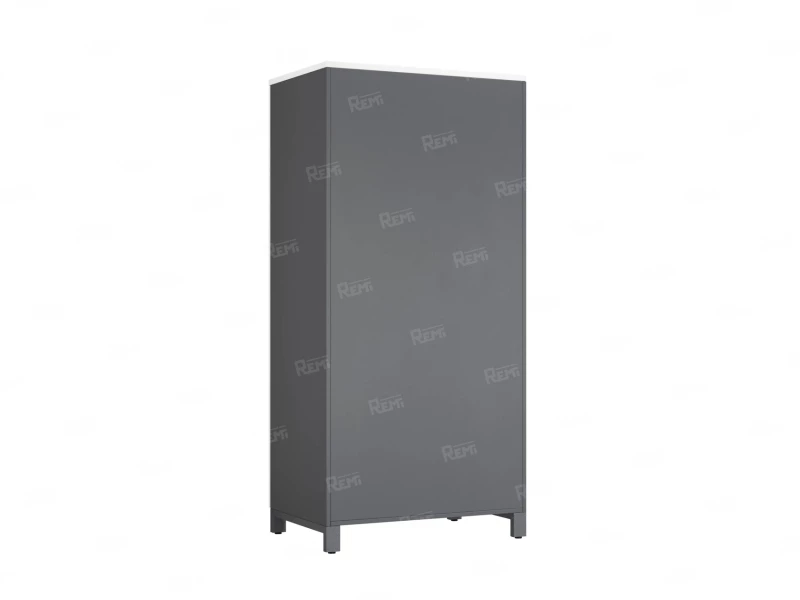 Гардероб, штанга, 1 полка 900x600x1900 RM158-90x60 Белый/Серый