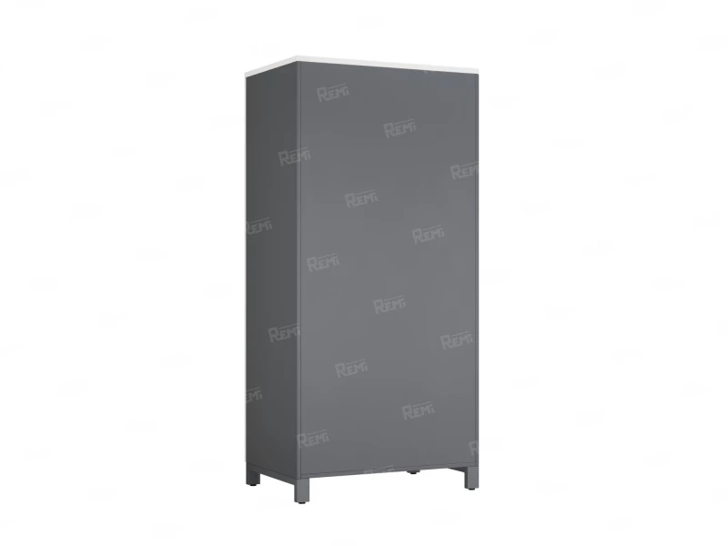 Гардероб, штанга, 1 полка 900x600x1900 RM158-90x60 Белый/Серый