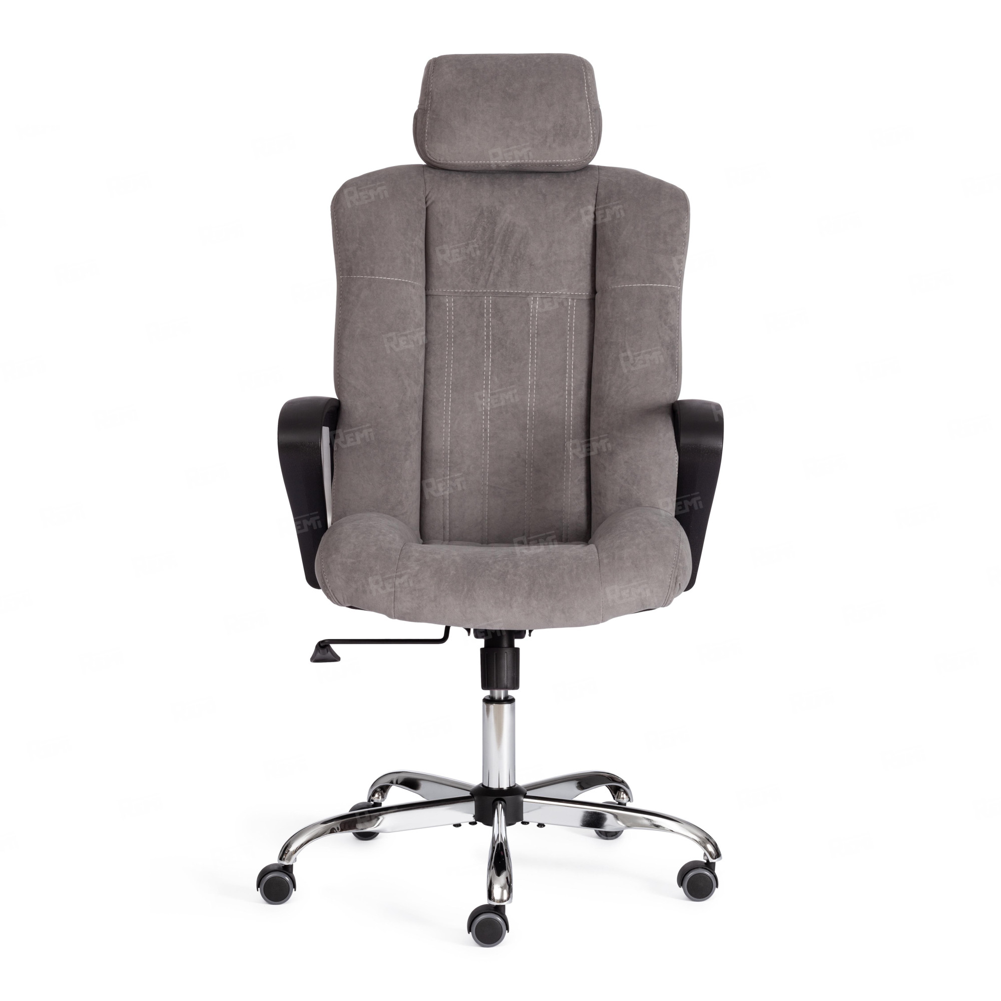 Кресло OXFORD хром Серый/Серый, Флок (арт. 21163)