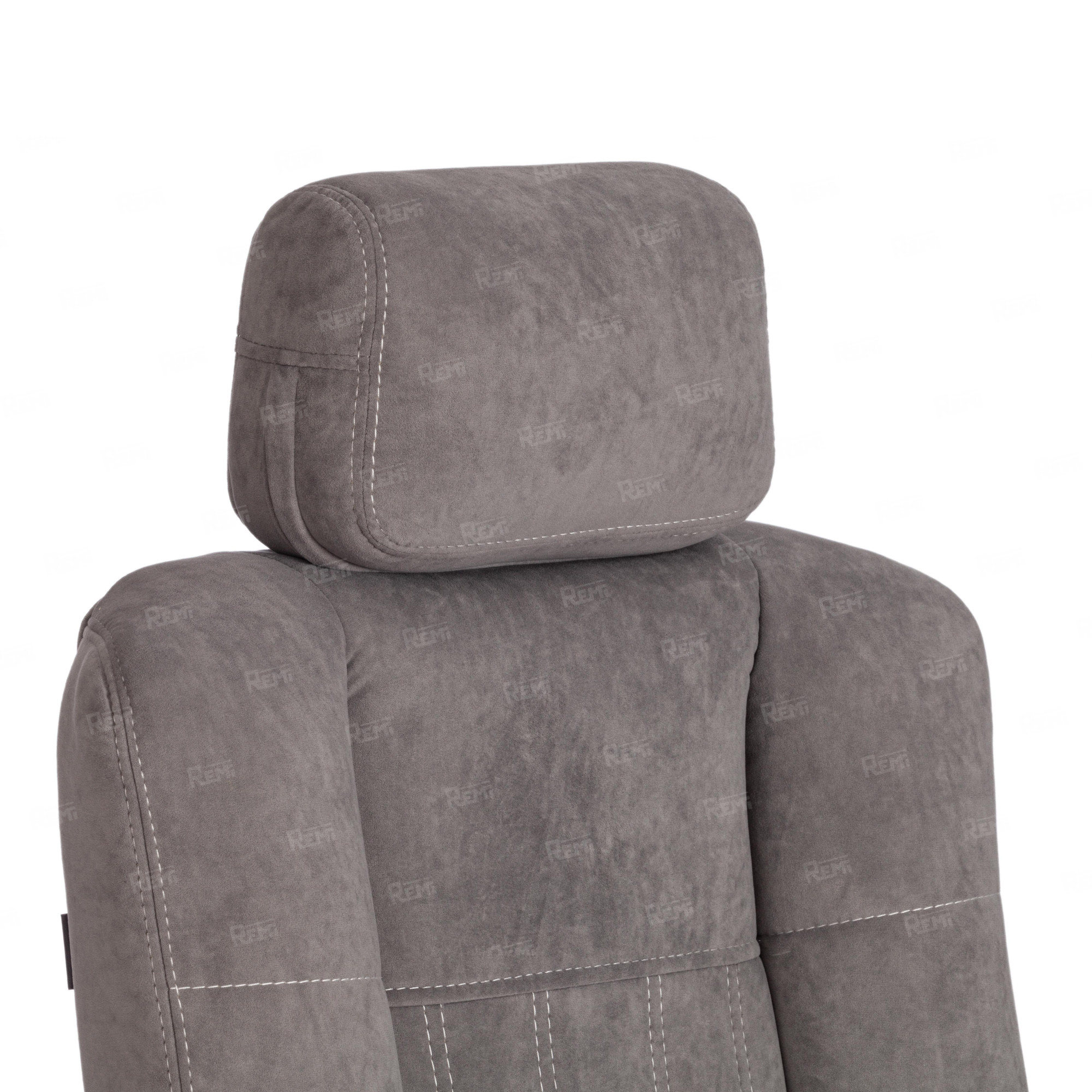 Кресло OXFORD хром Серый/Серый, Флок (арт. 21163)