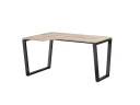 Стол угловой, U-опора, левый 1600x700/900x750, RM051-16x7-9 Дуб Маувелла/Черный