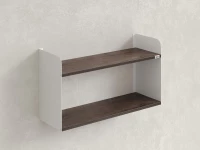 Полка настенная 900x200x500 RM190-90x20 Дуб Апрельский шоколад/Белый