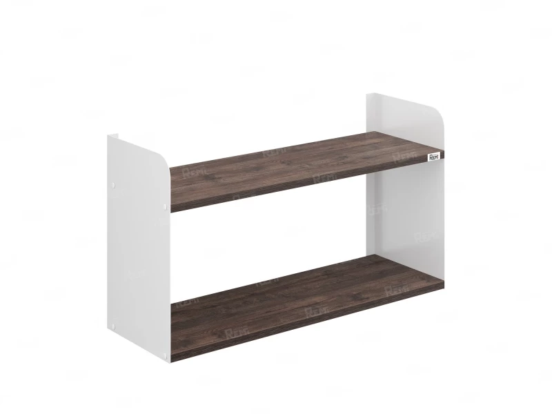 Полка настенная 900x200x500 RM190-90x20 Дуб Апрельский шоколад/Белый