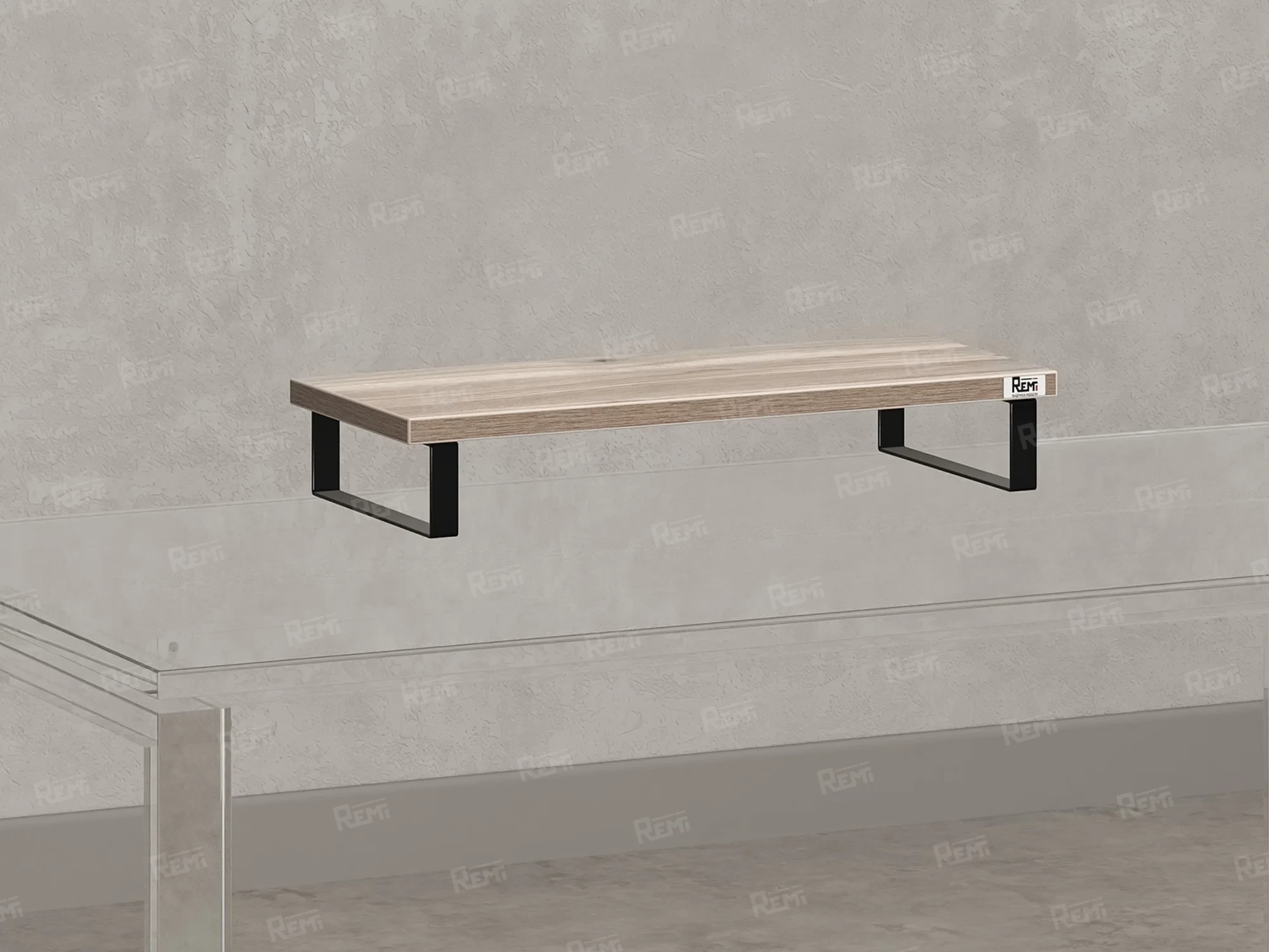 Подставка под монитор 600x250x100 RM209-60x40 Дуб Маувелла/Черный